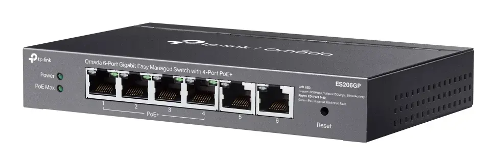 TP-Link Omada ES206GP — управляемый Gigabit PoE коммутатор Photo 3