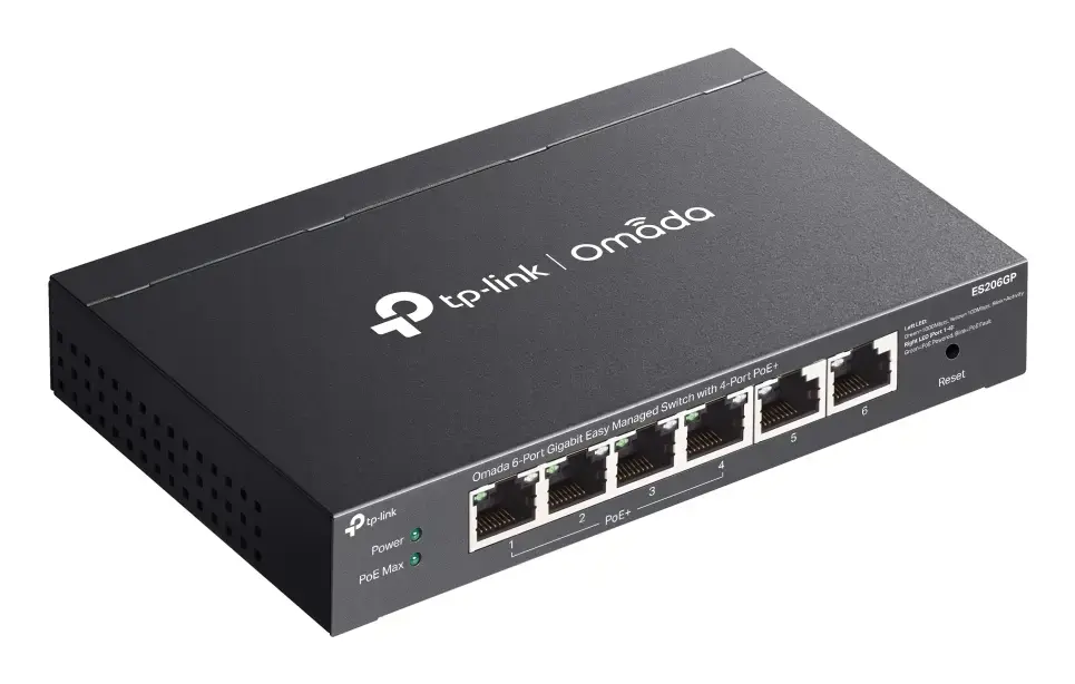 TP-Link Omada ES206GP — управляемый Gigabit PoE коммутатор Photo 4