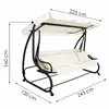 Garden swing Springos GS0025 4-seater Photo 2