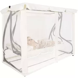 Mosquito net Springos GS0025M universal ecru color for windows and doors
