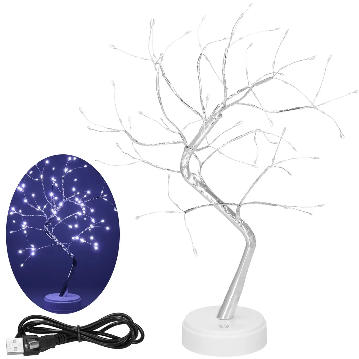 Dekoratīvs LED koks Springos CL0861, augstums