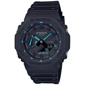 Часы Casio G-Shock GA-2100-1A2ER Наручные кварцевые черные углеродные смолы 48.5мм