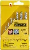 DeWalt DT9288-QZ 8-Piece Impact Drill Bit Set for Concrete and Masonry