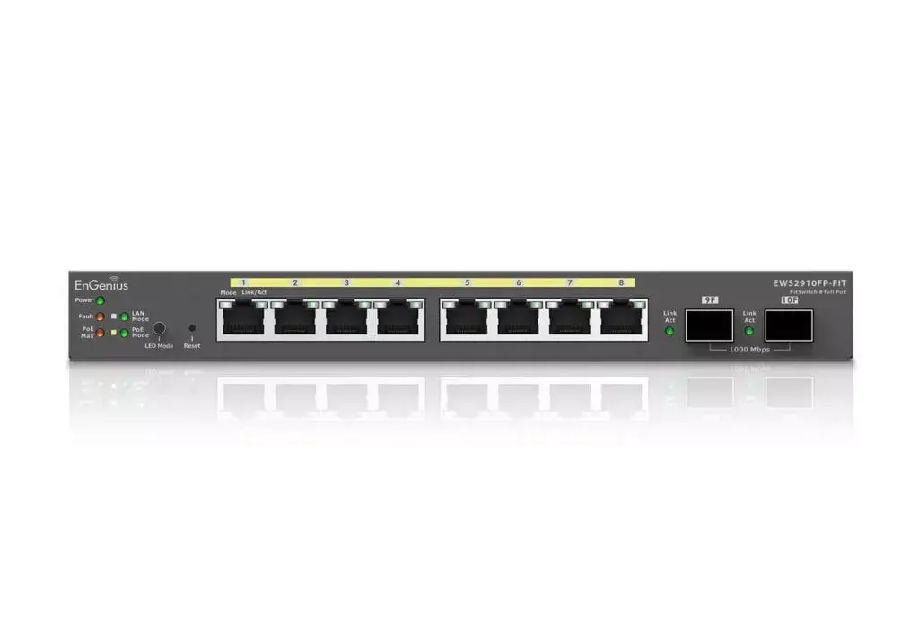 Управляемый коммутатор EnGenius FitSwitch 8 Full PoE Photo 3