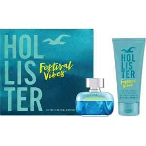 Eau de Toilette set Hollister Festival Vibes For Him — EDT spray 50 ml + Hair & Body Wash 100 ml