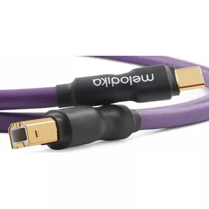 USB cable Melodika MELO-MDUCB50 — USB-C to USB-B, 5 m, purple
