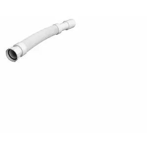 McAlpine flexible accordion waste connector FLX-HC27-600 6/4" x 50×40 mm, length 600 mm