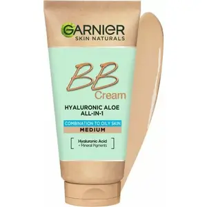 GARNIER BB Cream Hyaluronic Aloe All-In-1 50 мл — увлажняющий BB-крем для комбинированной и жирной кожи, оттенок Śniady