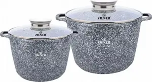 Zilner ZL-7066 Marble Pot Set 10L and 6.2L