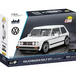 Modeļa komplekts Cobi Volkswagen Golf GTI 1976–1983, balts, mērogs 1:35