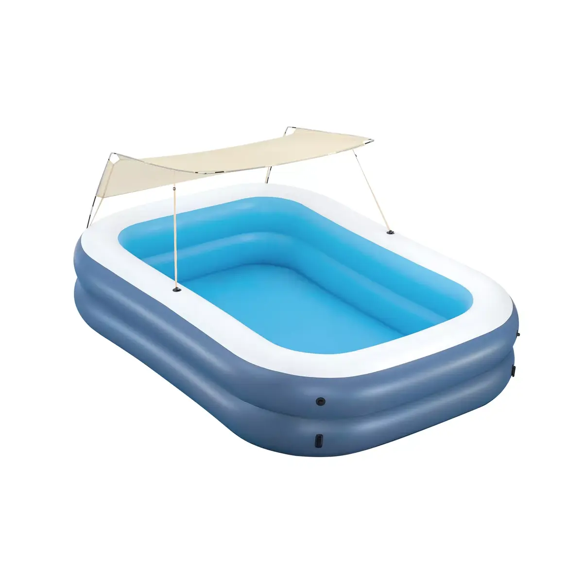 Bestway Summer Bliss надувной семейный бассейн с тентом 2,54×1,78×1,40 м Photo 2