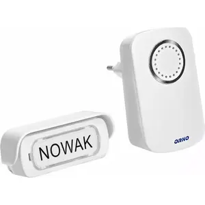Wireless Mains Doorbell ORNO ERATO AC OR-DB-AX-151 — learning system, 32 chimes, 100 m range