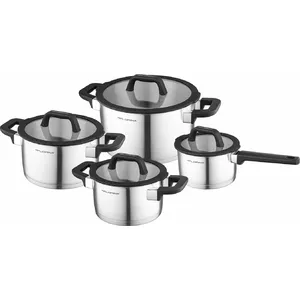 Cookware set Florina Chef by Mateusz Gessler — stainless steel pots 1.8 L, 2.5 L, 3.5 L, 6 L