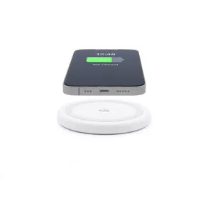 PURO mobile device charger PUFCCSQI10W2WHI — 10 W USB indoor wireless charger for smartphone and smartwatch, white