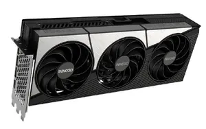 Видеокарта Inno3D GeForce RTX 5090 X3 OC с 32 ГБ памяти GDDR7, частотой процессора 2017 МГц, интерфейсом PCI Express 5.0 и активным трехвентиляторным охлаждением