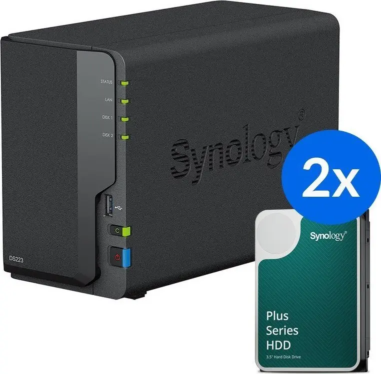 NAS Synology DiskStation DS223 Mini Tower