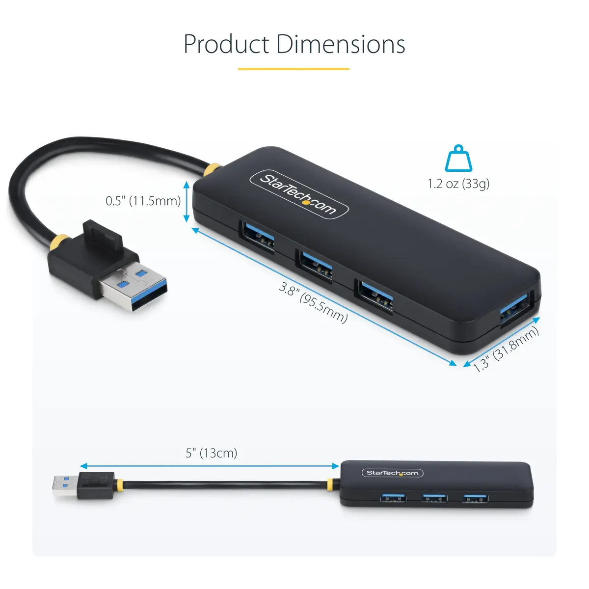StarTech 4-портовый USB-A концентратор H5A4A-USB-HUB Photo 9