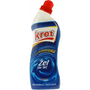 Гель для унитаза Kret 7в1 Active 750 г — туалетный чистящий гель 750 г