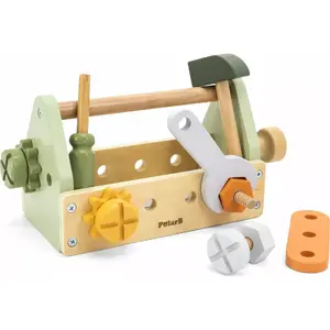Деревянный игровой набор Viga Toys PolarB — ящик с инструментами для детей, модель 5791