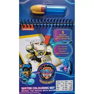 MAJEWSKI ūdens krāsošanas komplekts 6 daļas Paw Patrol (bērnu krāsu komplekts, otiņas, palete)