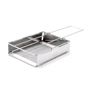 Toaster GSI Outdoors 65610 — stainless steel camping toaster, 177 g, 170×144 mm