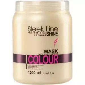 Маска для окрашенных волос Stapiz Sleek Line Colour Mask с шелком 1000 мл