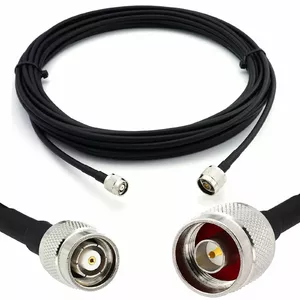 Коаксиальный кабель Rangeful HF240-RPTNCM-NM-0.3 — N (m) до RP-TNC (m), 0,3 м