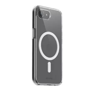 Crong transparent MagSafe case for iPhone 16e — clear protective shell, MagSafe compatible
