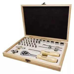 Socket Wrench Set Rockforce RF-2382-5 — 1/4" Drive, 38 Pieces