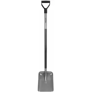 Лопата Fiskars Ergonomic FS.S. 1025376 серая — эргономичная садовая лопата, Fiskars 1070058