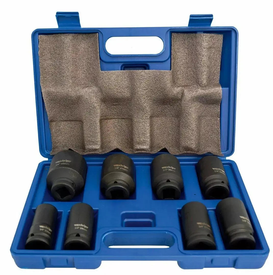 Triecienu ligzdu komplekts Adler 3510.93 — 3/4" 8 gab. Photo 2
