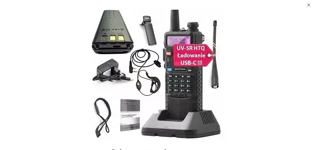 Baofeng UV-5R HTQ 3800 USB-C портативная рация Photo 4
