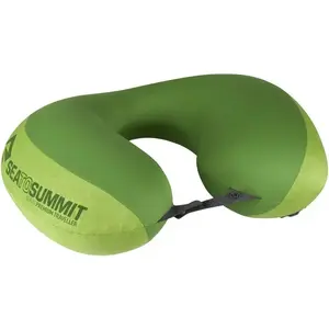 Inflatable Travel Pillow SEA TO SUMMIT STS Aeros Pillow Premium Traveller — polyester/TPU, 70 mm height, 390×190 mm, 85 g, lime