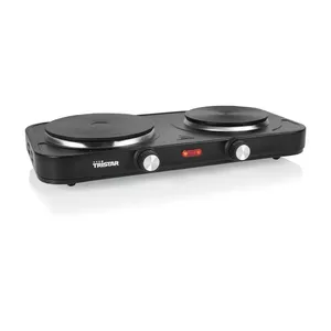 Electric hob Tristar KP-6152 — 2 cooking zones, touch control, black