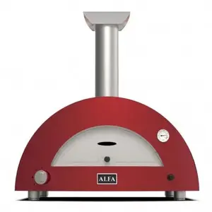 Печь для пиццы Alfa Forni Moderno 2 Pizze Hybrid Antique Red – на 2 пиццы, гибридное топливо