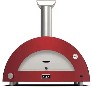 Печь для пиццы Alfa Forni Moderno 3 Pizze Hybrid Antik Rot FXMD-3P-GROA-DE – гибридная печь на 3 пиццы