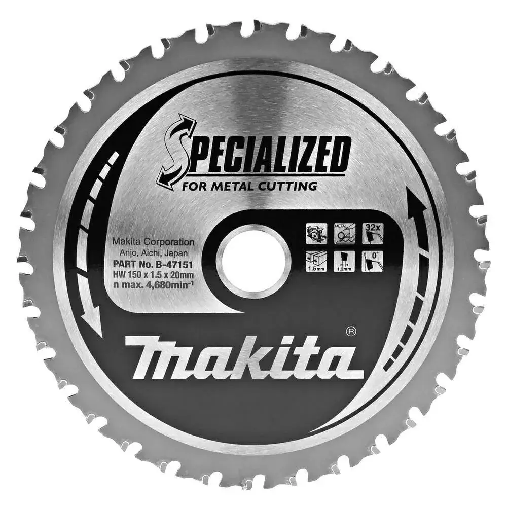 Дисковая пилка Makita B-47036 150x20 мм Photo 2