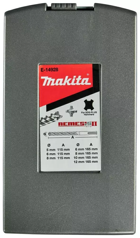 SDS+ drill bit set Makita E-14928 — 7 pcs Photo 2