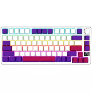Mechanical gaming keyboard LORGAR KBP7075W White 75% layout, wireless, US layout