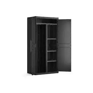 Шкаф-гардероб Keter Detroit XL 89x182x54 см — уличный пластиковый шкаф, запирающиеся двери