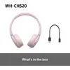 Austiņas Sony WHCH520P.CE7 Photo 9