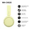 Наушники Sony WHCH520Y.CE7 Photo 2