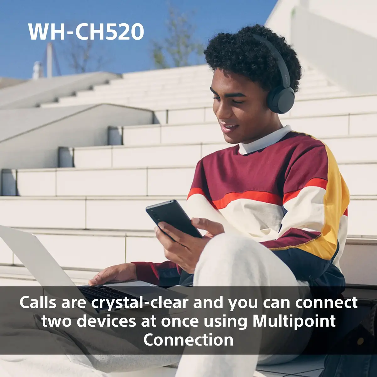 Наушники Sony WHCH520Y.CE7 Photo 6