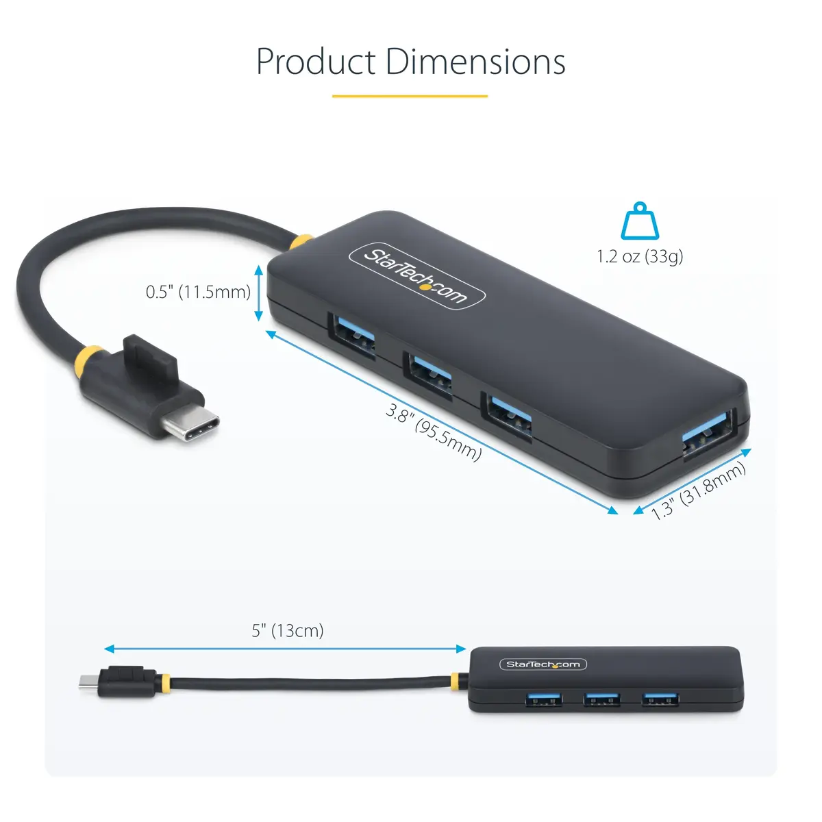 StarTech H5C4A-USB-HUB 4-портовый USB-C концентратор Photo 9