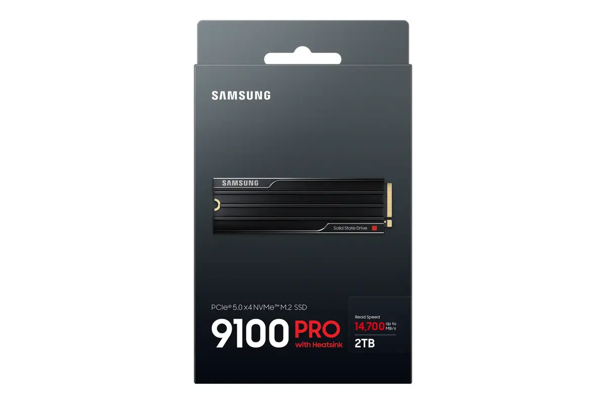 Samsung 9100 PRO Heatsink PCIe 5.0 NVMe M.2 SSD Photo 9