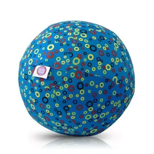 Akcija! Bubabloon lateksa balons ar auduma pārvalku, Circles Blue