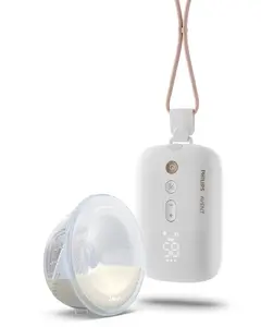 Philips AVENT Hands-free Vientiesīgs elektriskais krūts sūknis SCF531/11 ar akumulatora barošanu un USB-C uzlādi