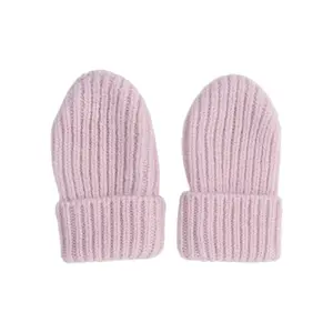 Mittens Lodger Footwear MT37.7.06.001_103 Female Pink Merino Wool