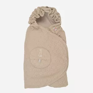 Lodger Wrapper Folklore Fleece ietinamā sedziņa 2 in 1, Beige
