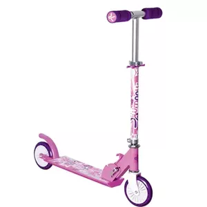 Самокат Muuwmi KiddyScooter Racing розовый AU 507 — детский самокат, три колеса